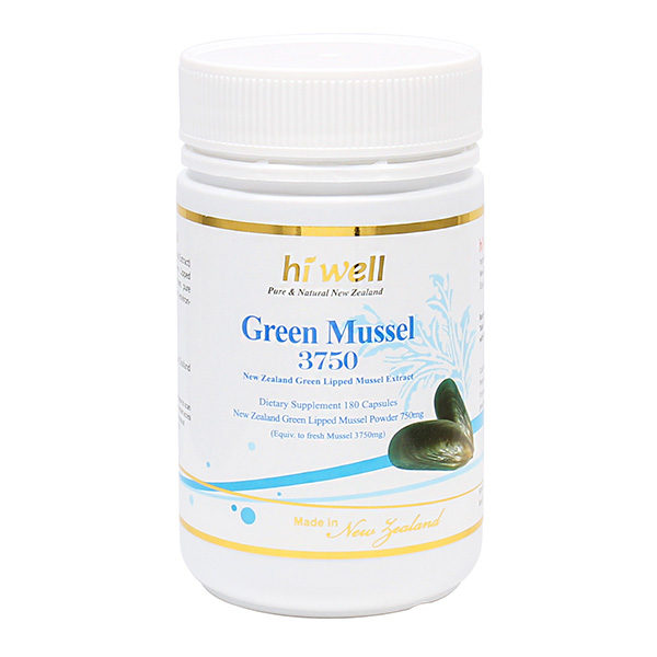 hi-well-green lipped mussel-3750-180-Capsules