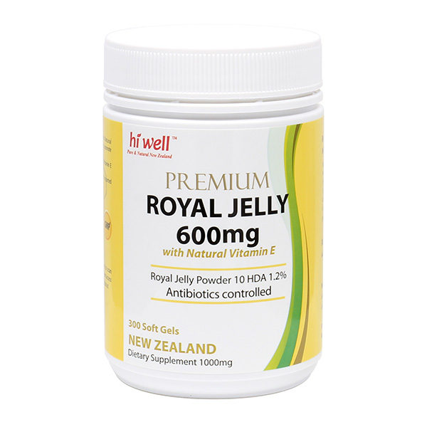 hi-well-royal-jelly-600mg-300-soft-gels